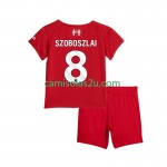 Camisolas de futebol Liverpool Dominik Szoboszlai 8 Criança Equipamento Principal 2025/26 Manga Curta Camisolas de futebol Liverpool Dominik Szoboszlai 8 Criança Equipamento Principal 2025/26 Manga Curta